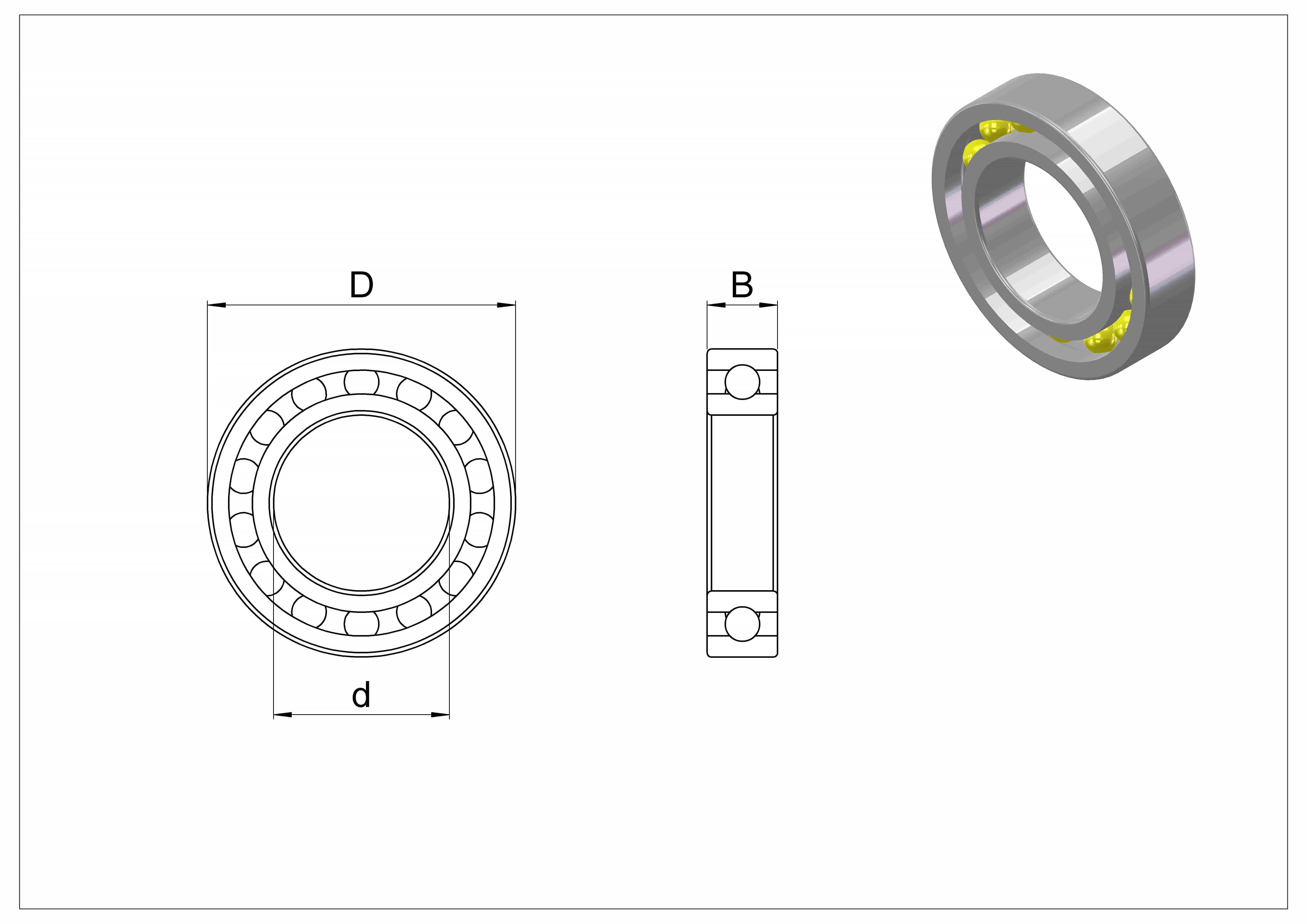 A Radial Bearing Structure