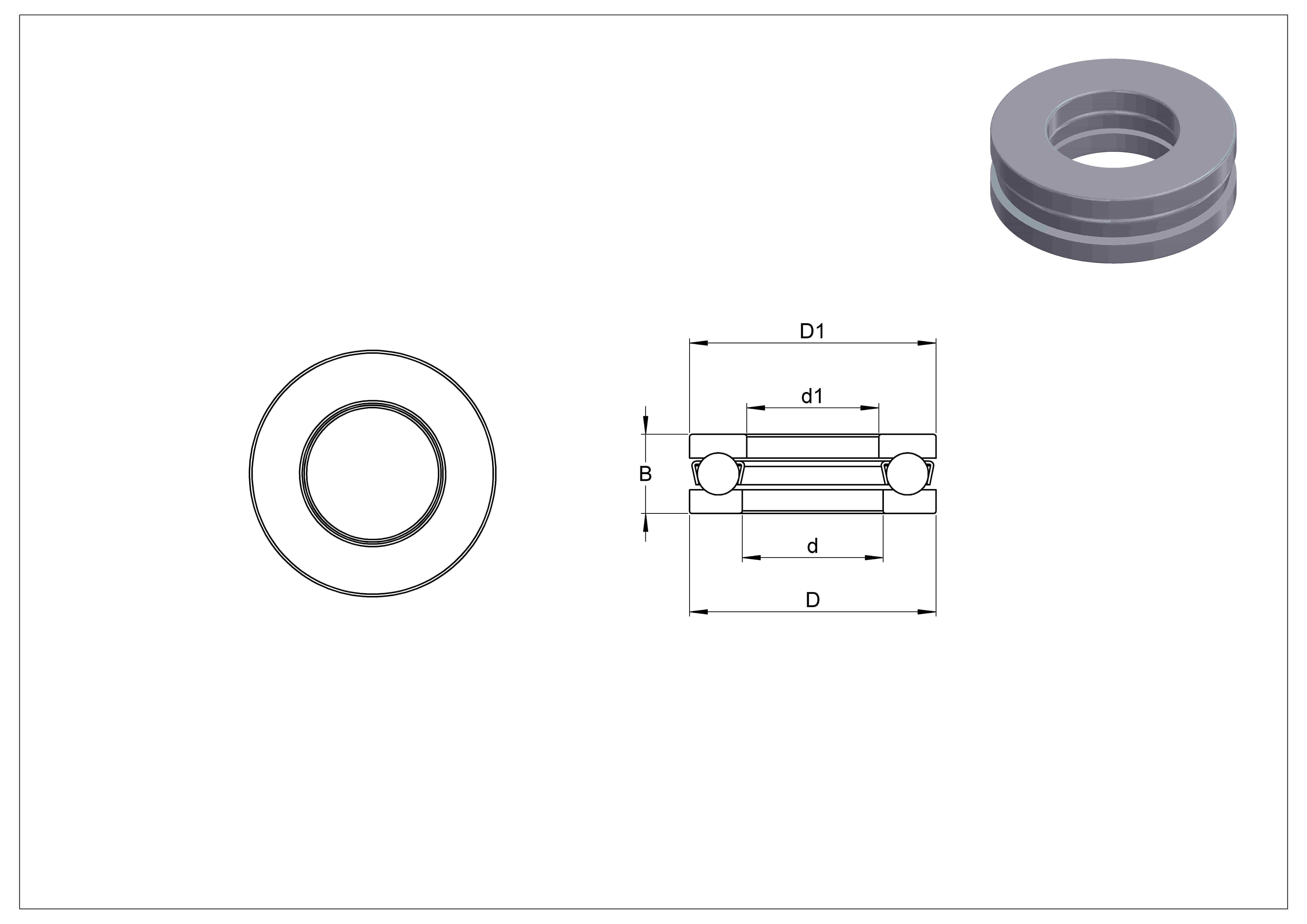 A Thrust Bearing Structure