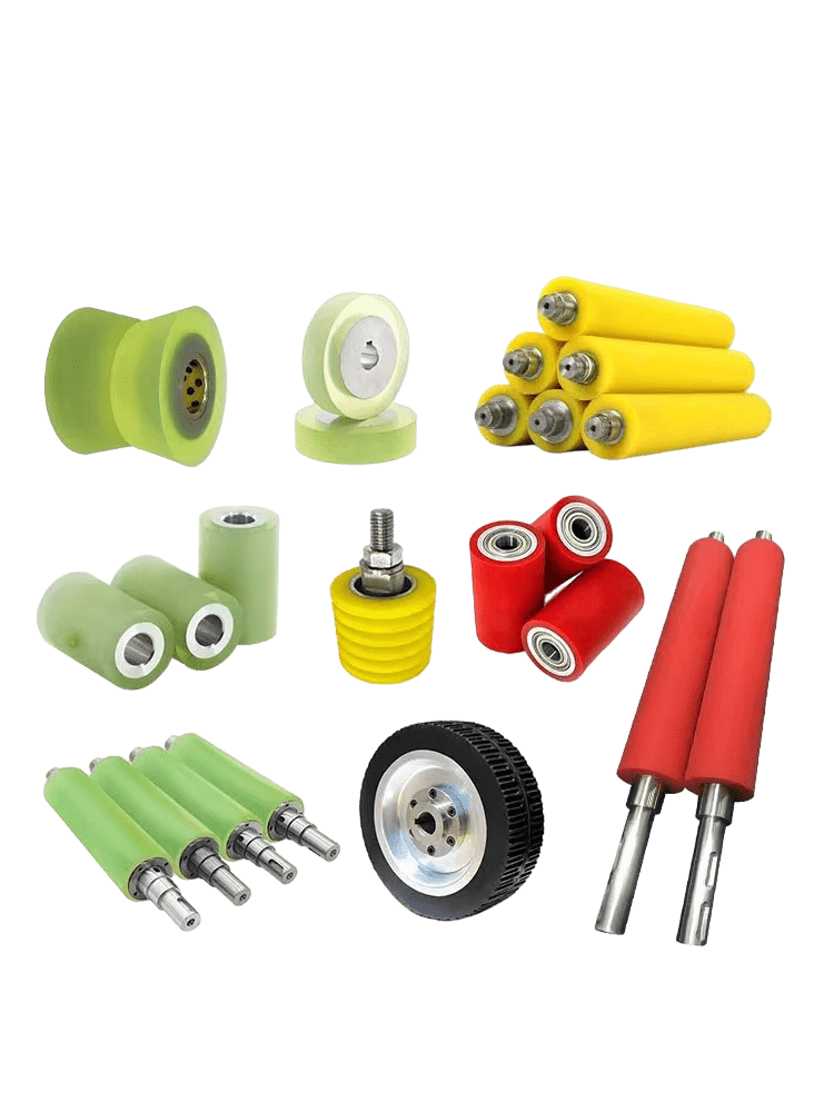 Various Poly and Rubber Rollers