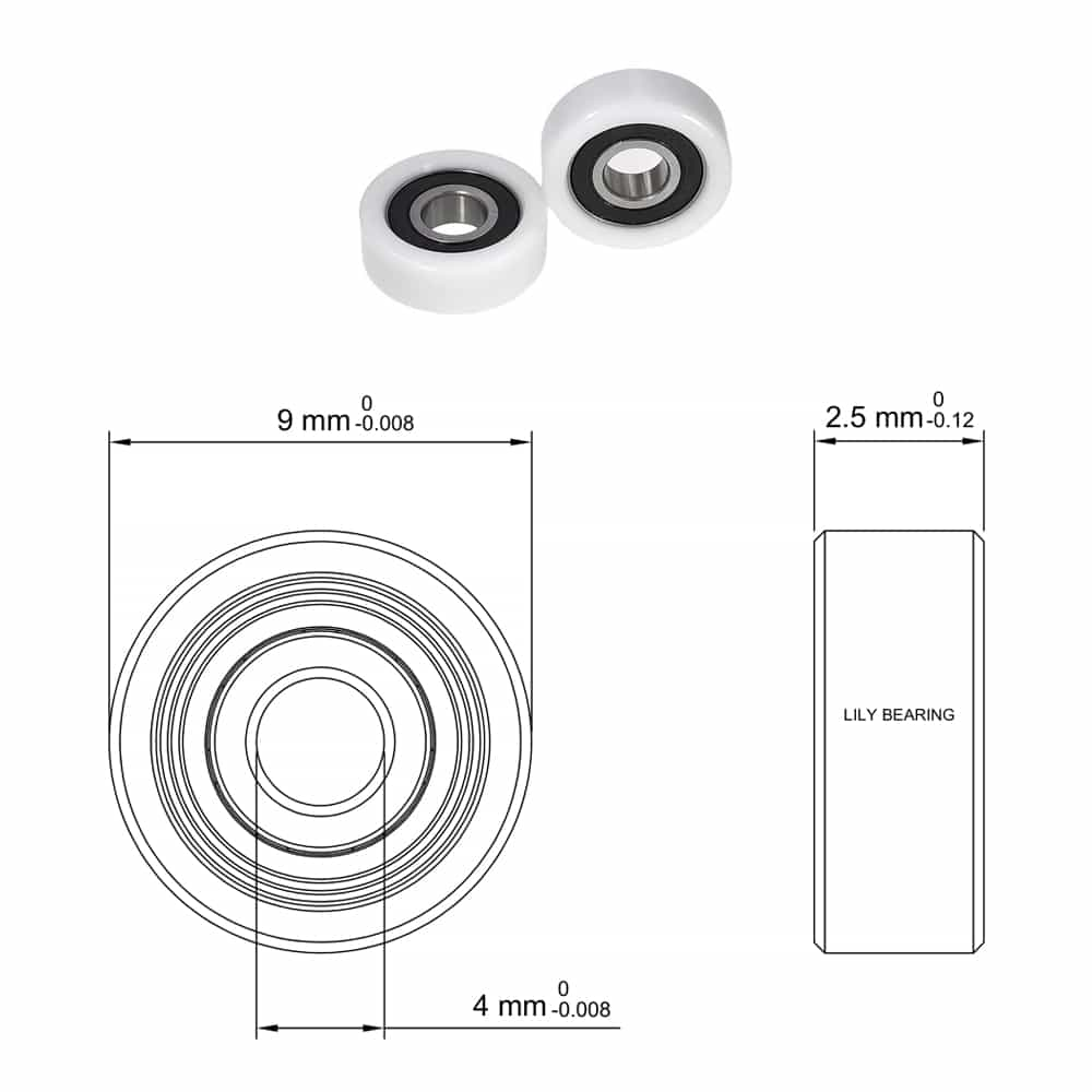 Structure of a POM Coated Bearing