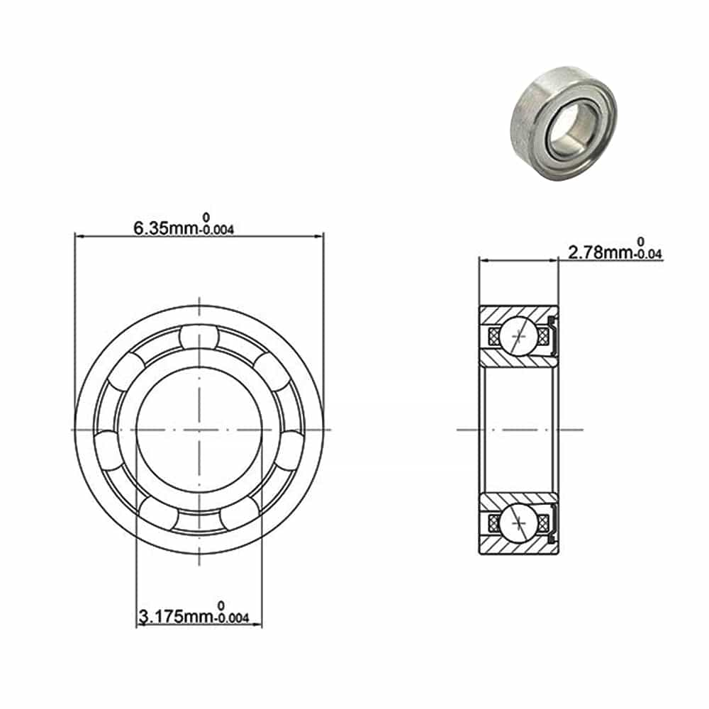 Structure of a Smooth Dental Bearing