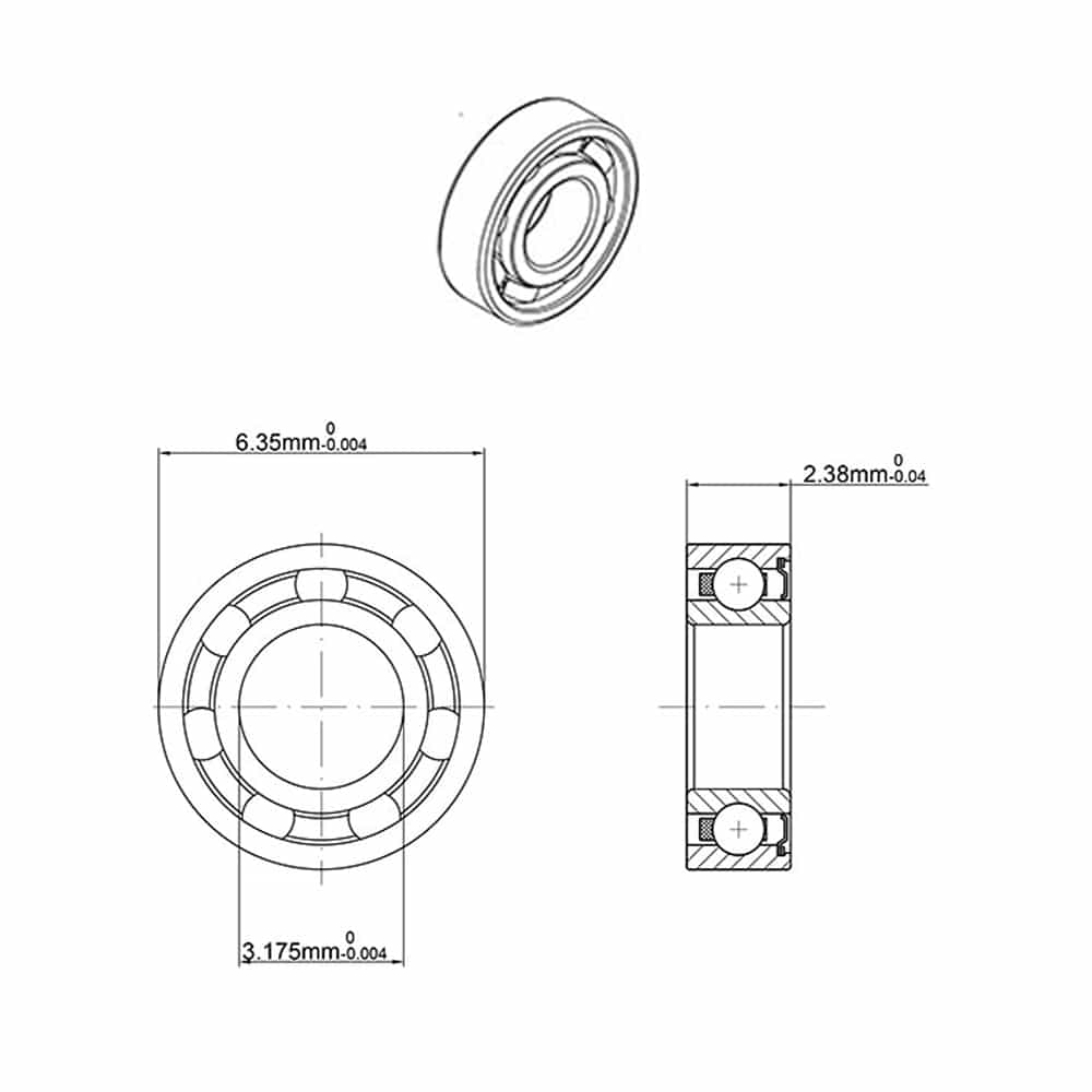 Structure of a Dental Bearing - SR144TLZN