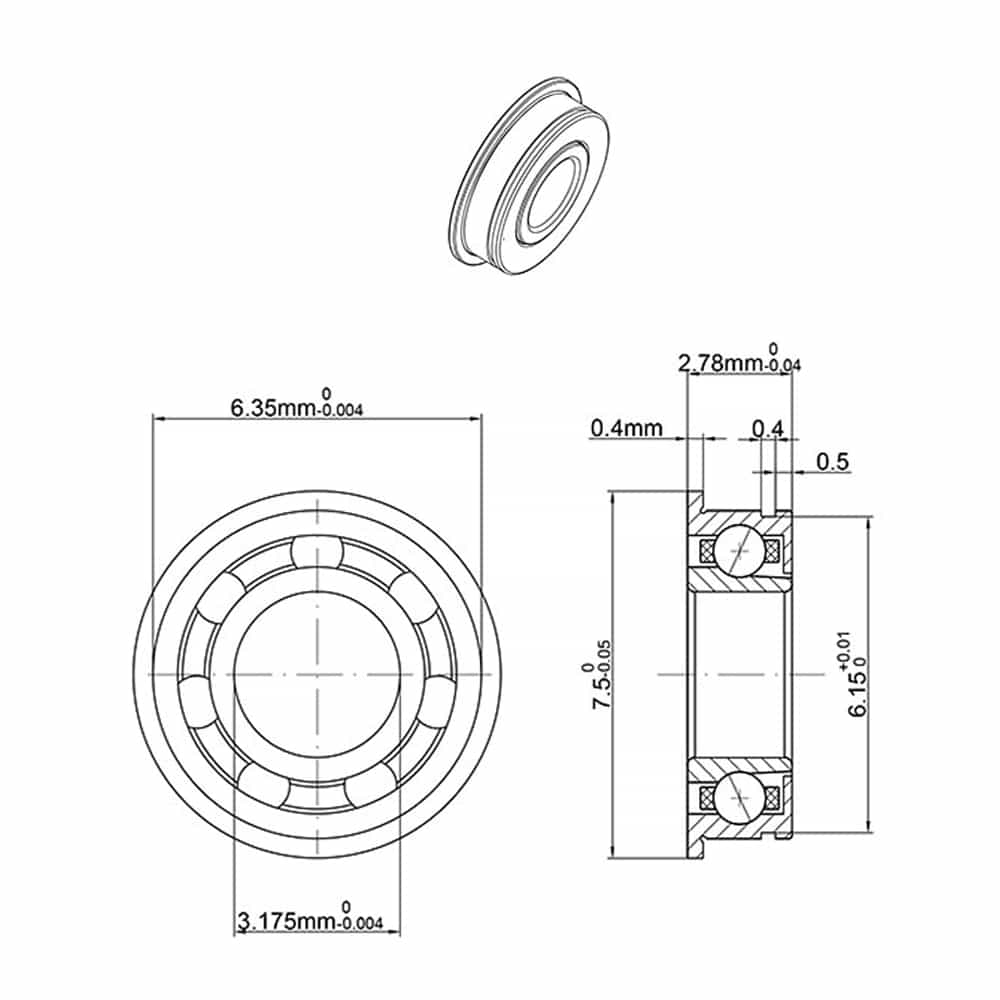 Structure of a Dental Bearing - SFR144K1TLGZ1WN