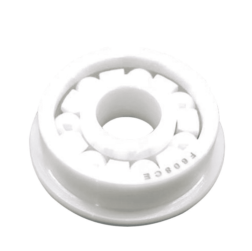 full ceramic flanged ball bearing