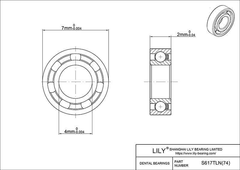 S617TLN Smooth cad drawing