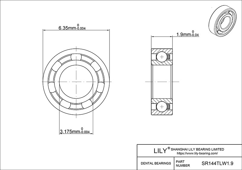 SR144TLW1.9 Smooth cad drawing