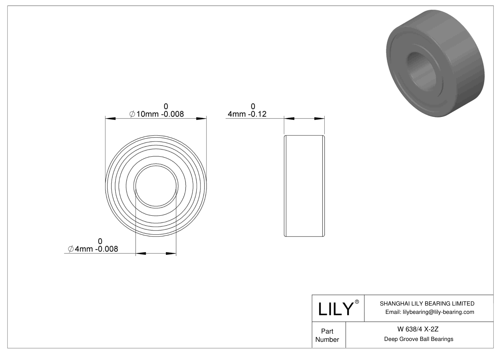 W 638/4 X-2Z Rodamientos rígidos de bolas de acero inoxidable cad drawing