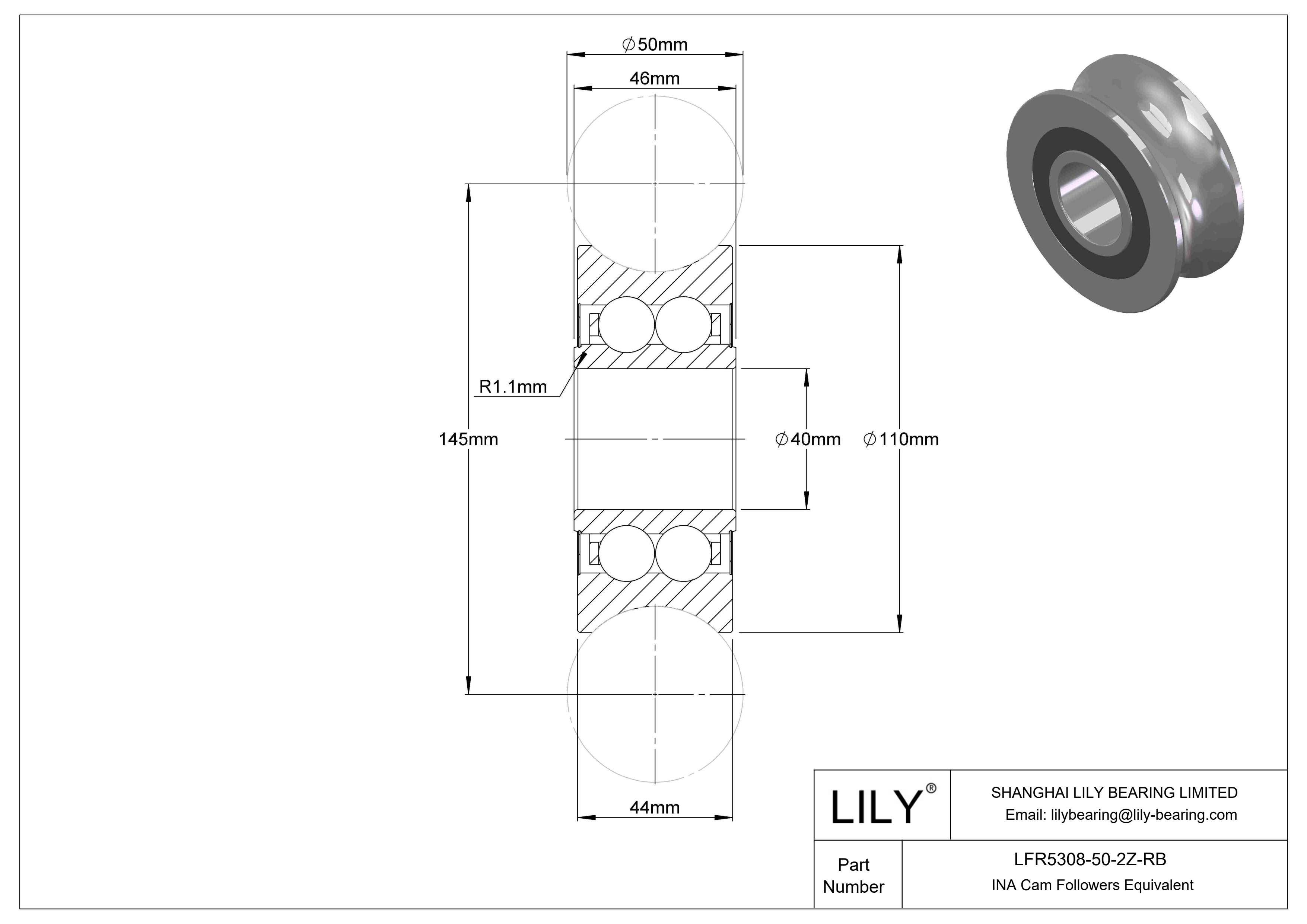 LFR5308-50-2Z-RB 特殊凸轮从动件 cad drawing