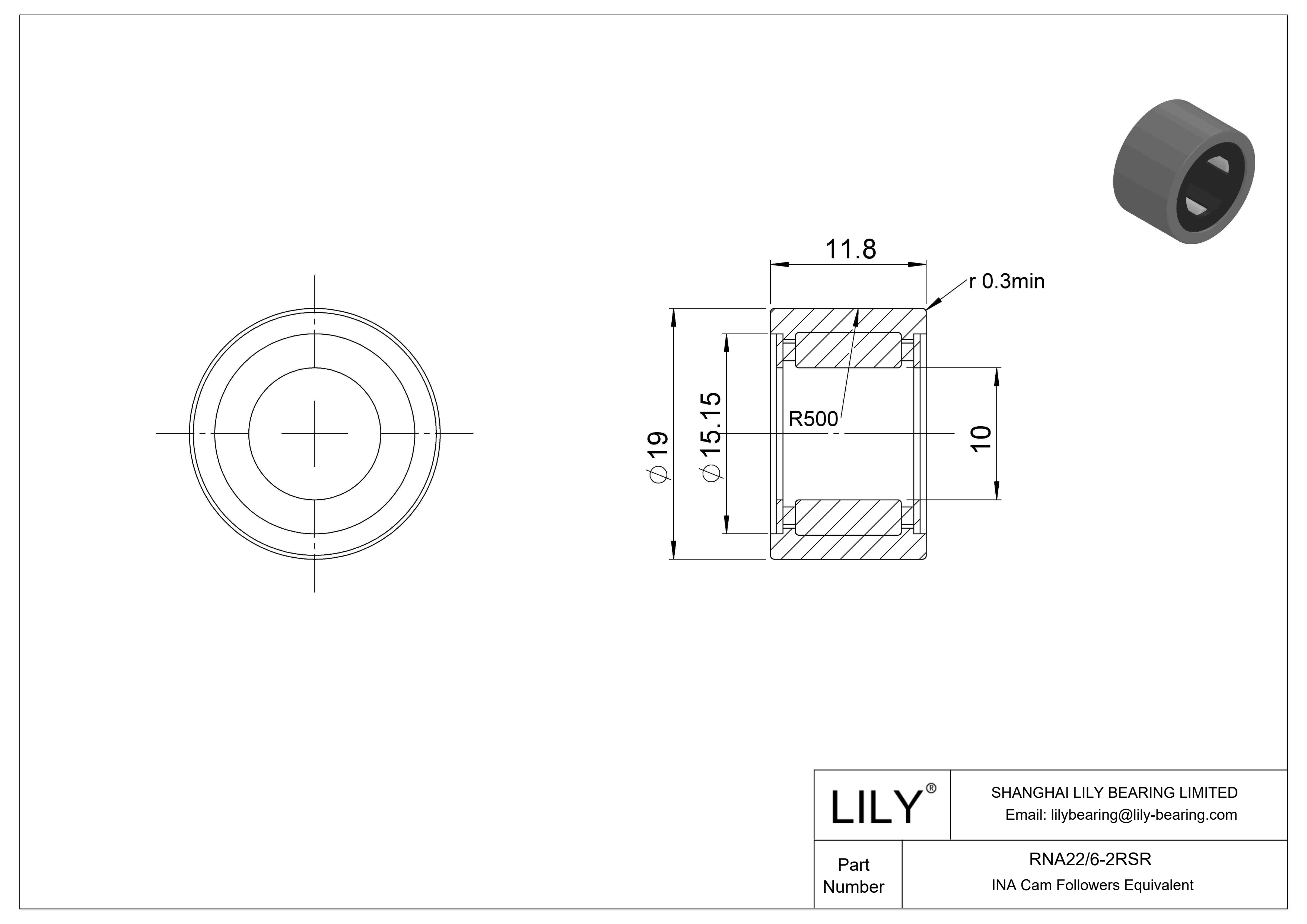 RNA22/6-2RSR 轭凸轮从动件 cad drawing