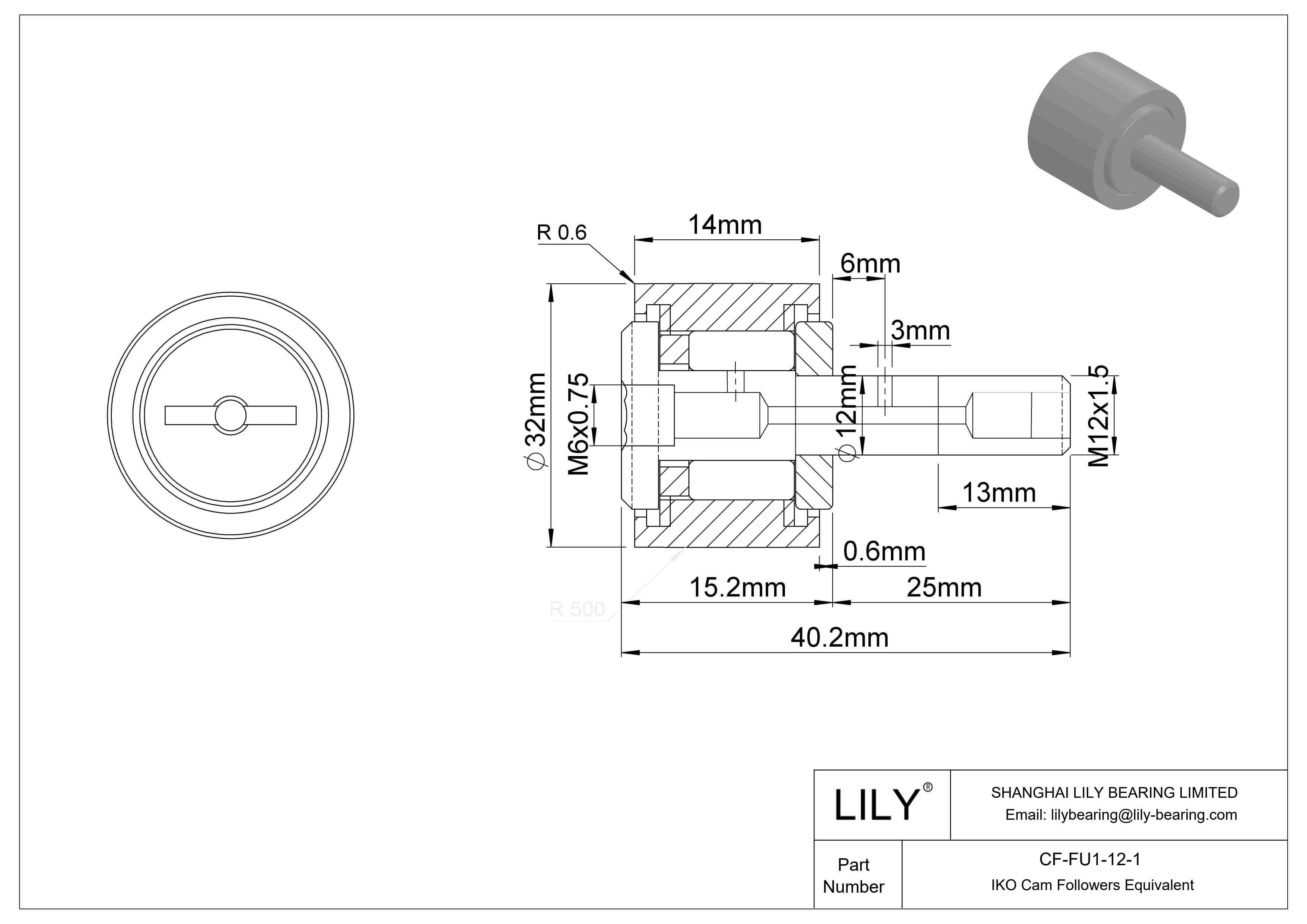 CF-FU1-12-1 Seguidores de levas especiales cad drawing