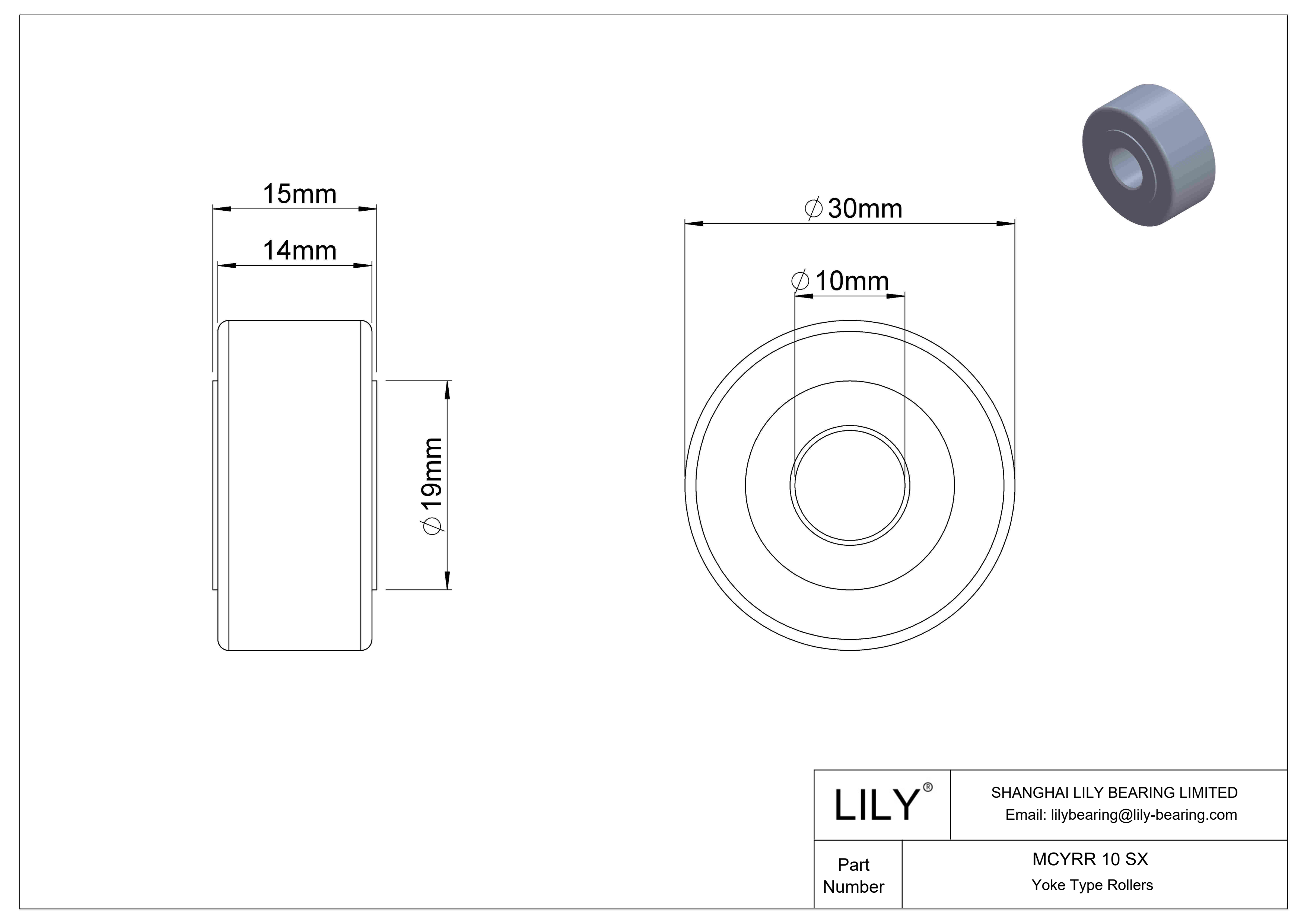 MCYRR 10 SX 轭凸轮从动件 cad drawing