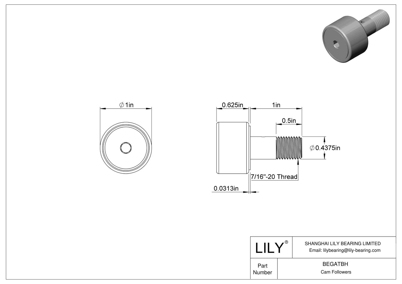 BEGATBH Seguidor de leva cad drawing