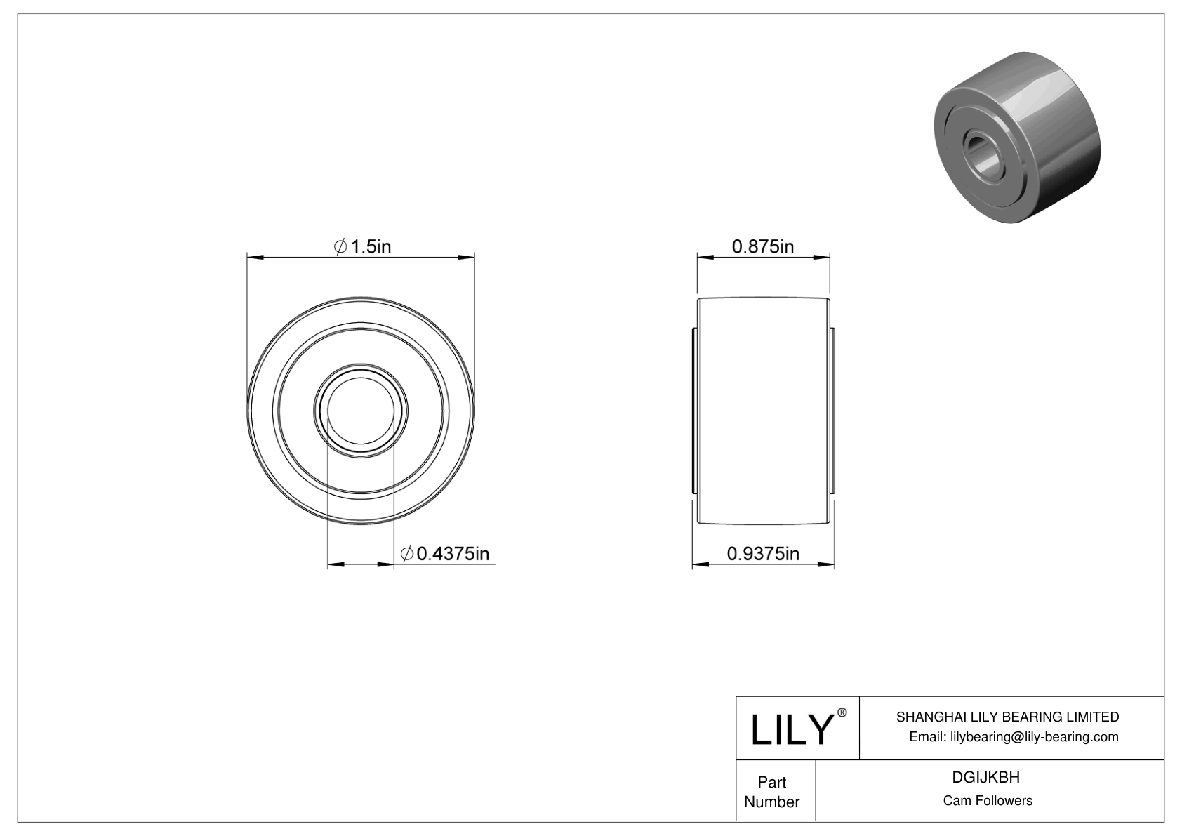 DGIJKBH Yugo seguidor de leva cad drawing