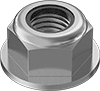 Medium-Strength Steel Nylon-InsertFlange Locknuts—Grade F