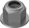 Metric High-Strength Steel Nylon-InsertFlange Locknuts—Class 10