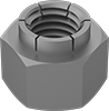 Contratuercas de acero métricas Flex-Top para vibraciones fuertes