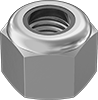 Super-Corrosion-Resistant 316 StainlessSteel Heavy Nylon-Insert Locknuts