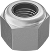Contratuercas de inserción de nylon pesado de acero de alta resistencia-Grado 8