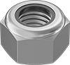 Metric Super-Corrosion-Resistant 316Stainless Steel Nylon-Insert Locknuts