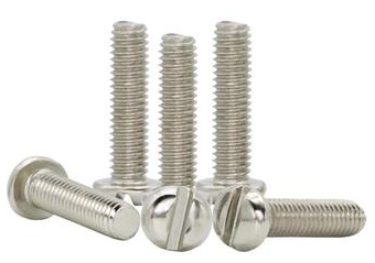 316 Stainless Steel Pan Head Slotted Screws