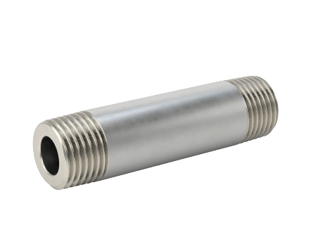 Thick-Wall Stainless Steel Threaded Pipe Nipples and Pipe