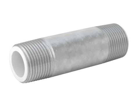 Standard-Wall Galvanized Steel Pipe Nipples and Pipe for Joining Dissimilar Metals