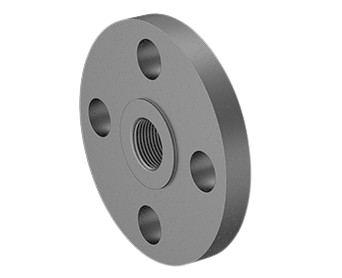 Medium-Pressure Galvanized Steel Threaded Pipe Flanges