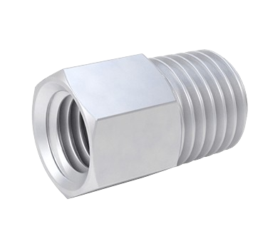 Miniature Medium-Pressure Aluminum Threaded Pipe Fittings