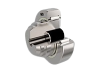 adjustable combined bearings with plastic axial roller