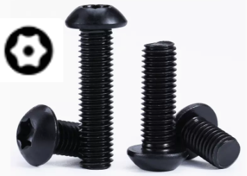 Alloy Steel Tamper-Resistant Button Head Torx Screws