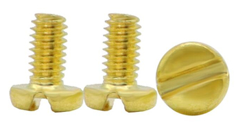 Brass Pan Head Slotted Screws