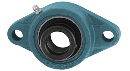 KFL002 | Two-Bolt Flange Bearing Set Screw Locking - AMI | Lily Bearing