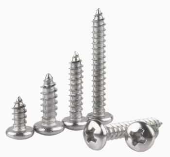 High-Strength 410 Stainless Steel PhillipsRounded Head Screws for Sheet Metal