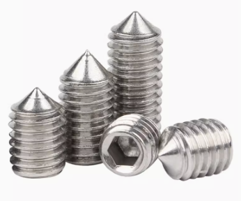 Metric 18-8 Stainless SteelCone-Point Set Screws