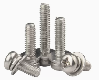 Pan Head Screws with Flatand Split Lock Washer