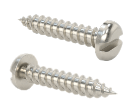 Stainless Steel Slotted RoundedHead Screws for Sheet Metal