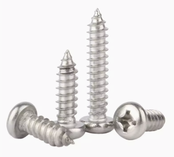 Steel Combination Slotted/PhillipsRounded Head Screws for Sheet Metal