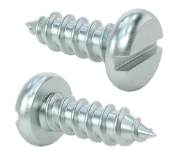 Steel Slotted Rounded HeadScrews for Sheet Metal