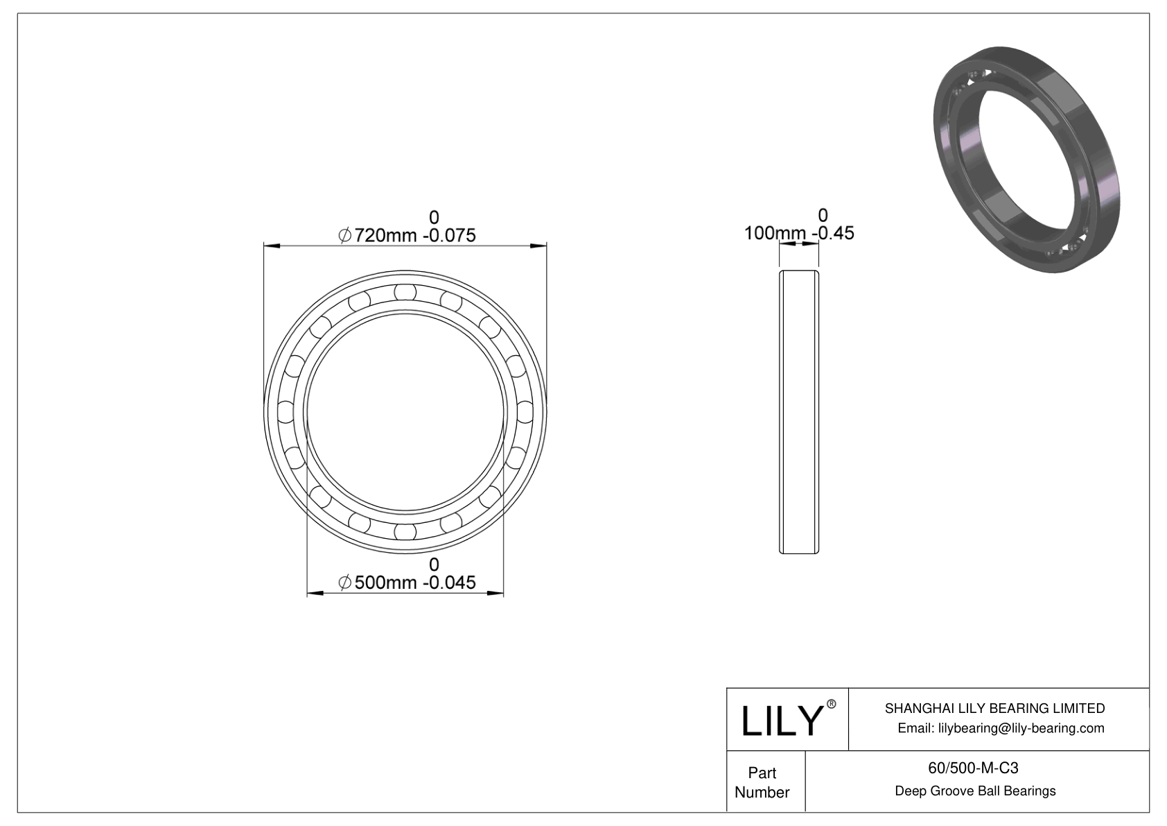 60/500-M-C3 Rodamientos de alta temperatura cad drawing