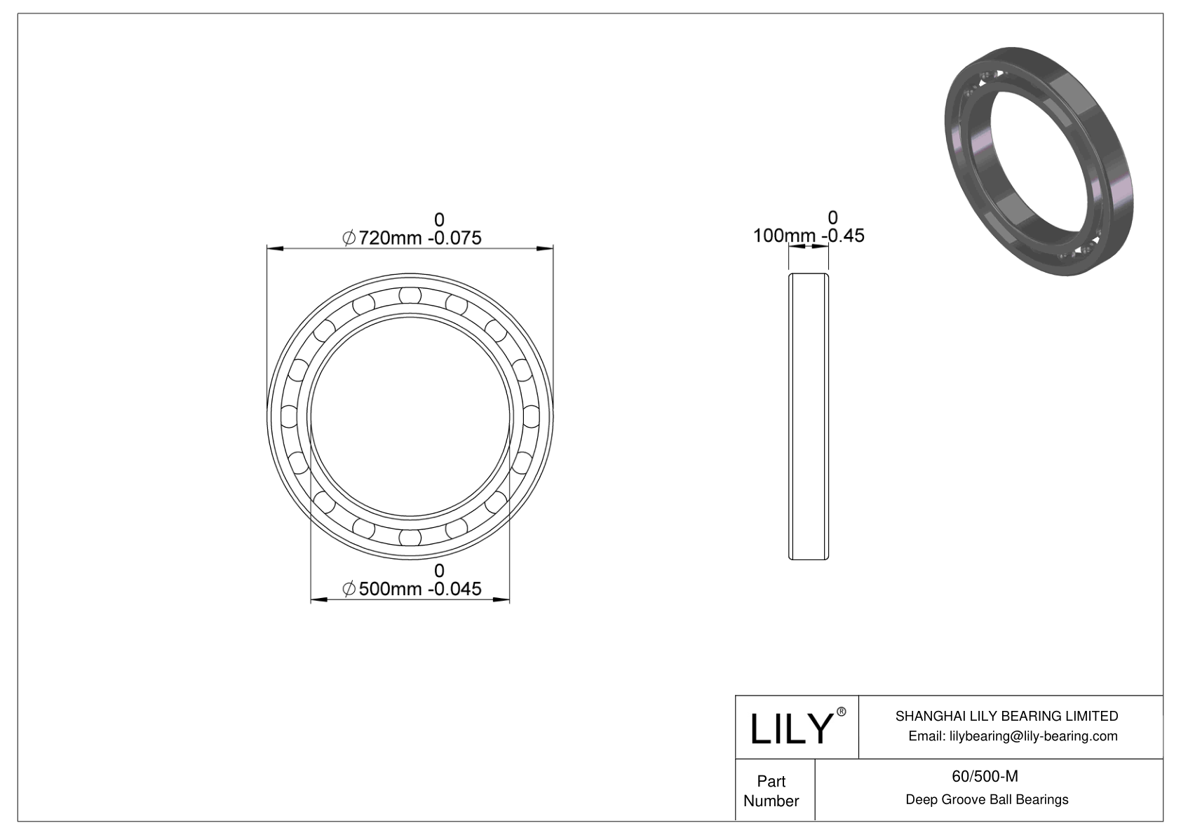 60/500-M Rodamientos de alta temperatura cad drawing