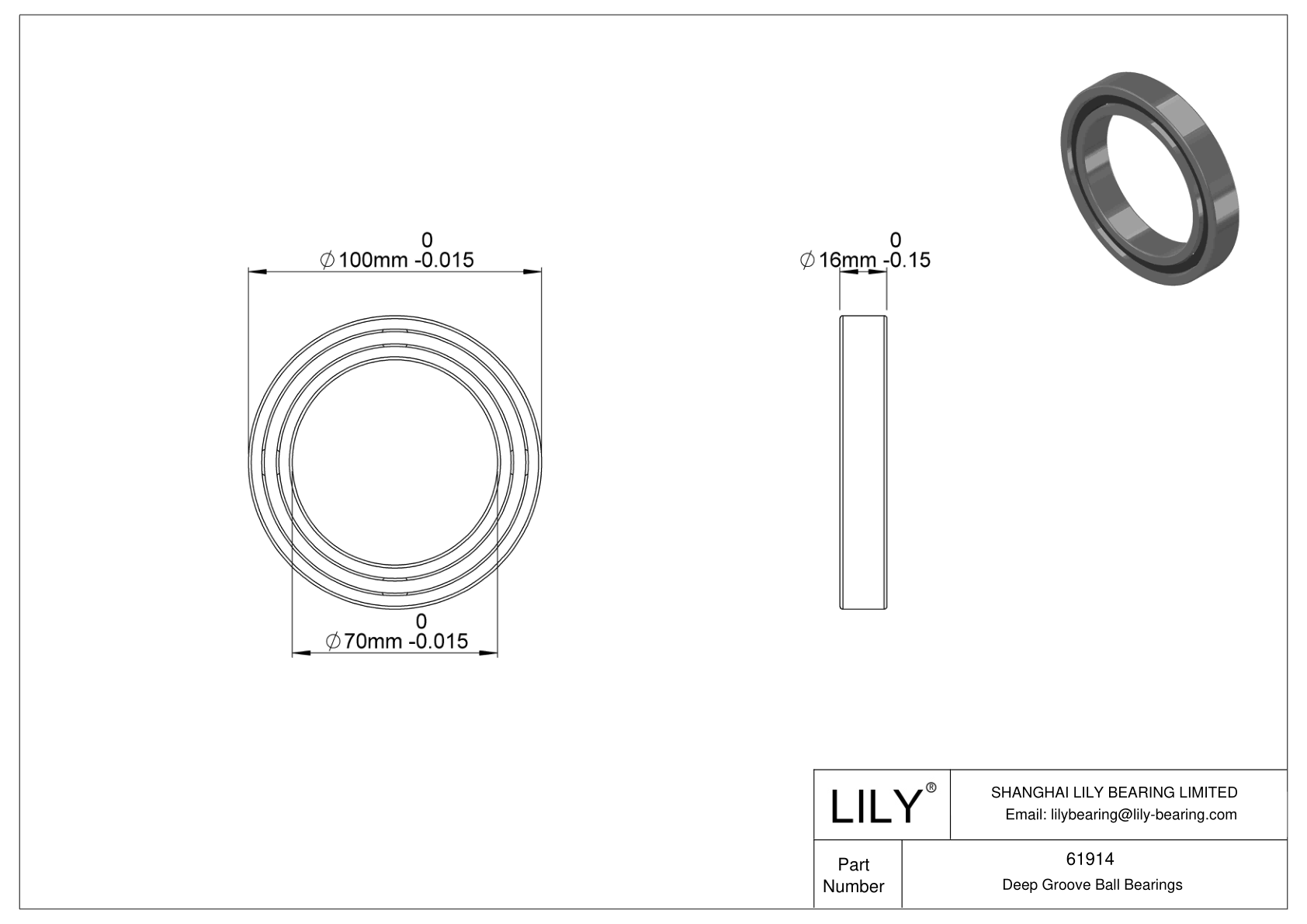 61914 Rodamientos de alta temperatura cad drawing