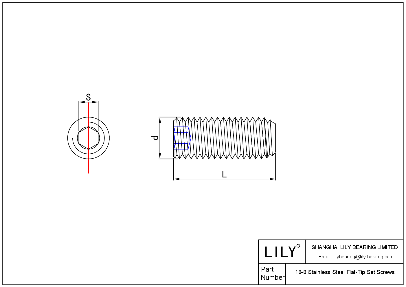 JEDFFAAIA 18-8 不锈钢平头固定螺钉 cad drawing