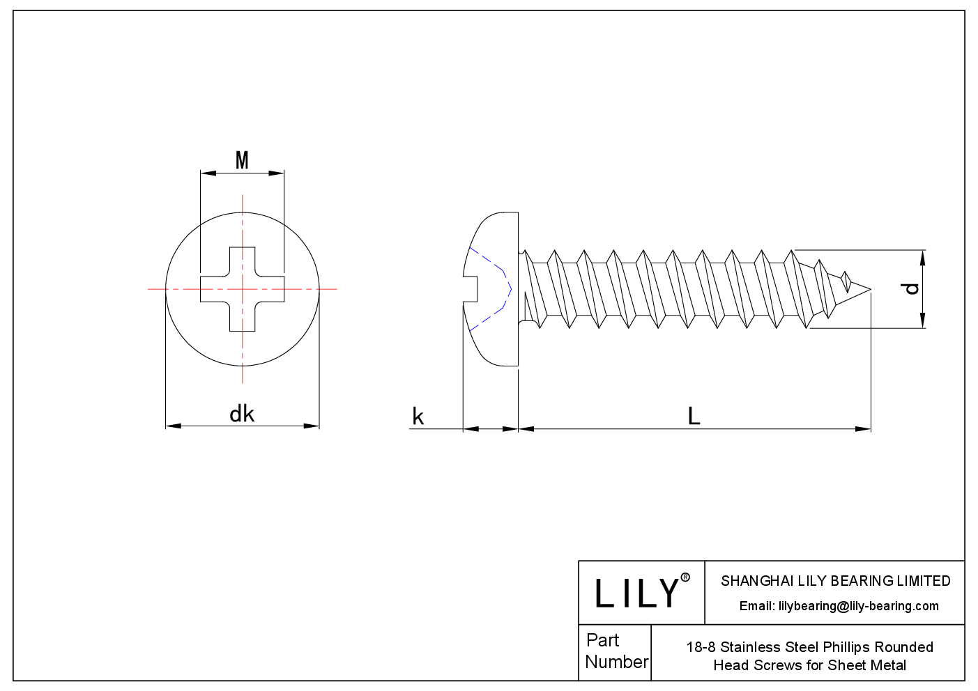 thumbnail image 2 of Type 316 Stainless Steel Phillips Truss Sheet Metal Screw Kit - 260 Piece Assortment 2 of 11
