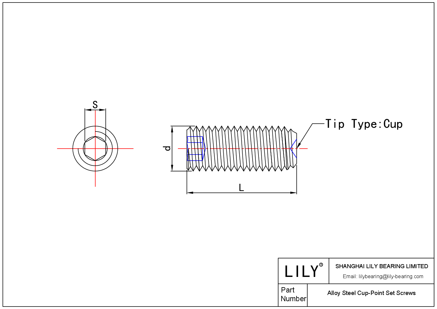 JBDHFAJEA 合金钢杯点固定螺钉 cad drawing