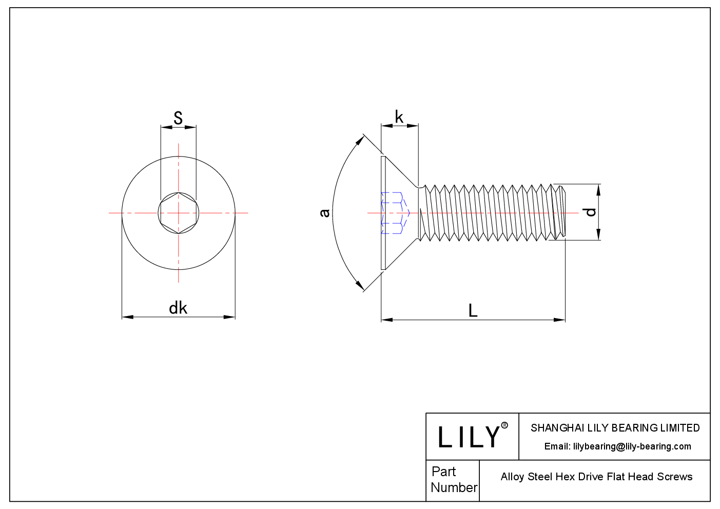 JBCFDAEAF 合金钢六角平头螺钉 cad drawing