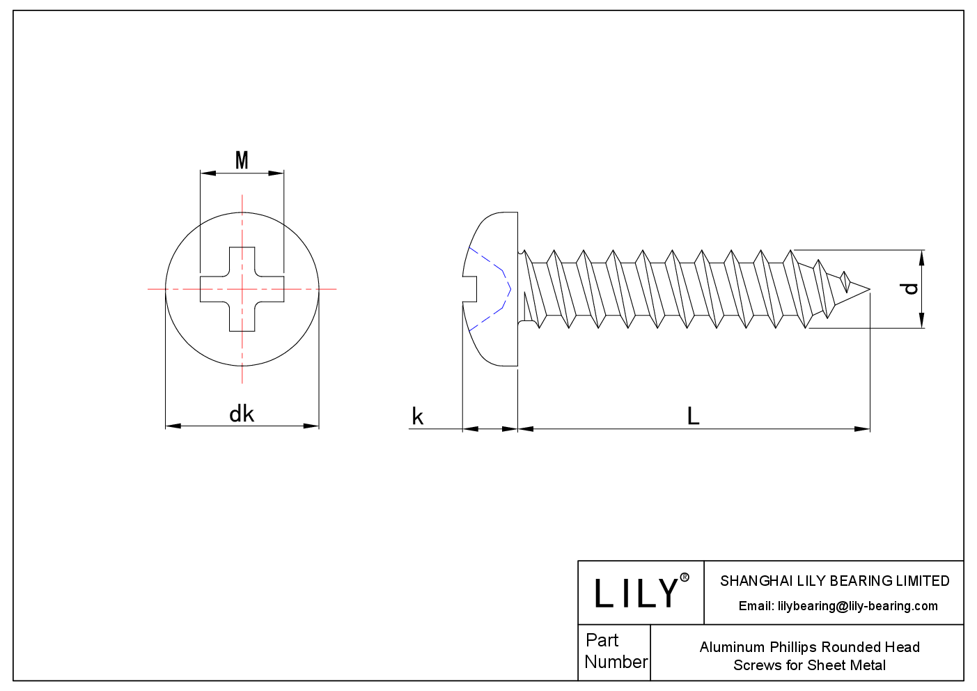 JDAIAADJA 用于金属板的圆头十字铝质螺钉 cad drawing