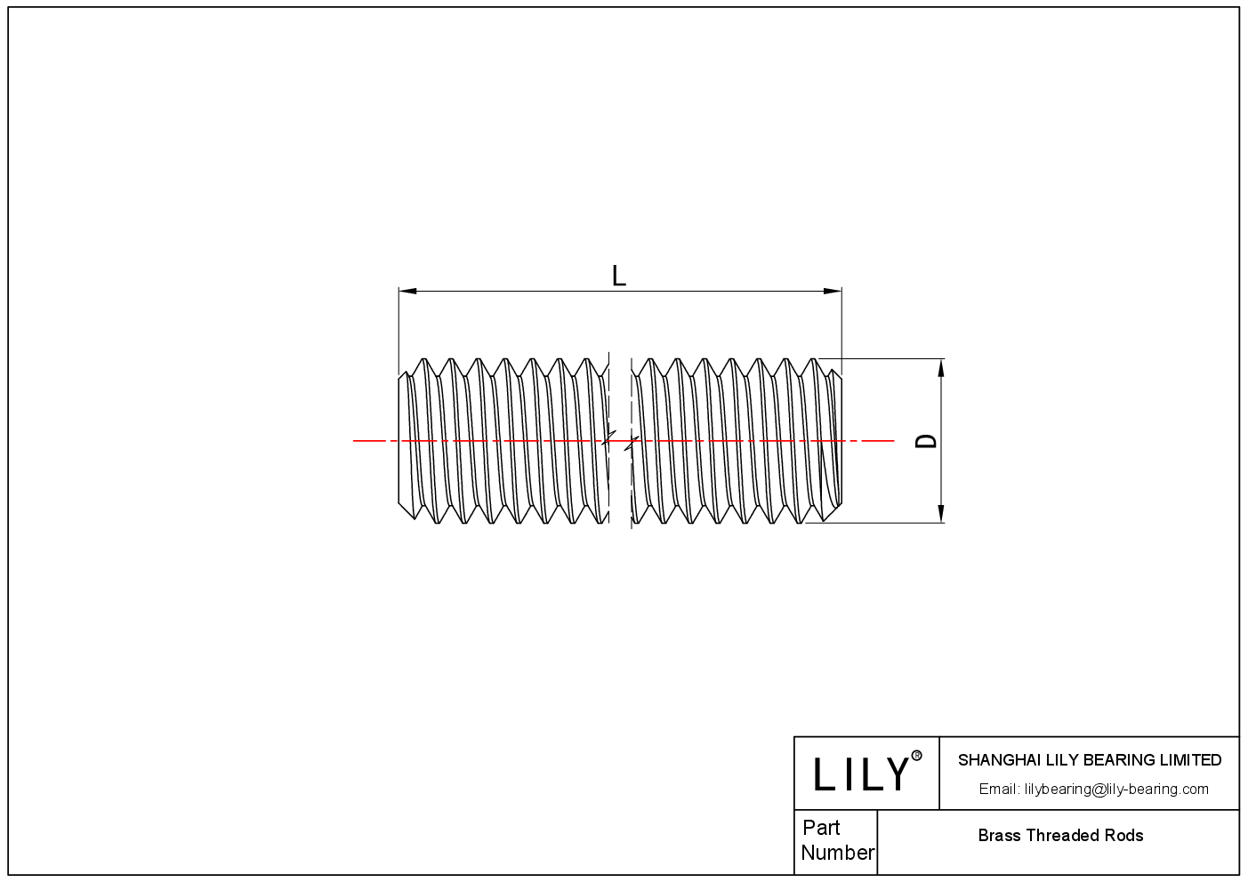 JIJCHAABB Brass Threaded Rods cad drawing