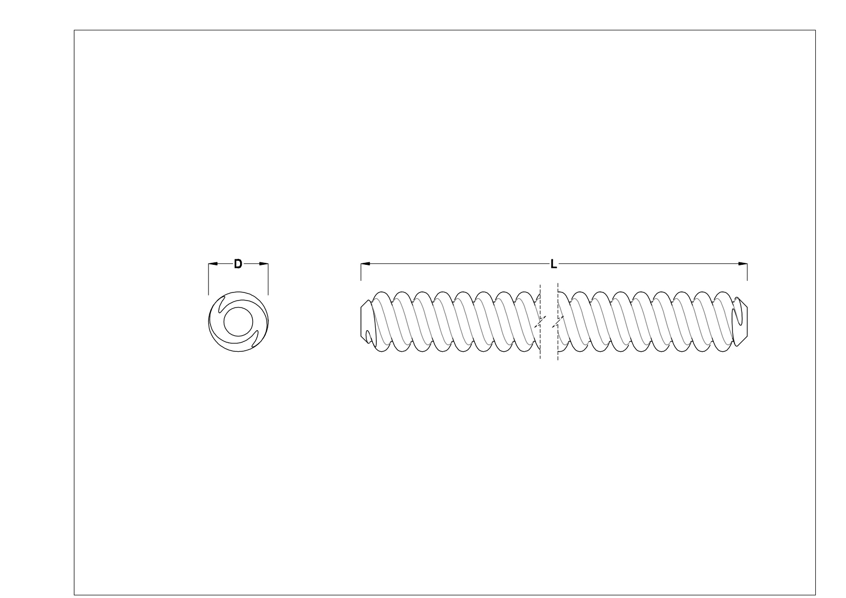 GGECKBD 快速移动超精密引线螺钉和螺母 cad drawing