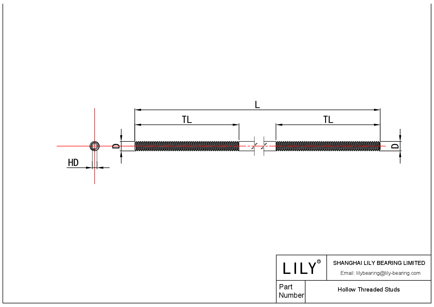 JEGCEABCC Hollow Threaded Studs cad drawing