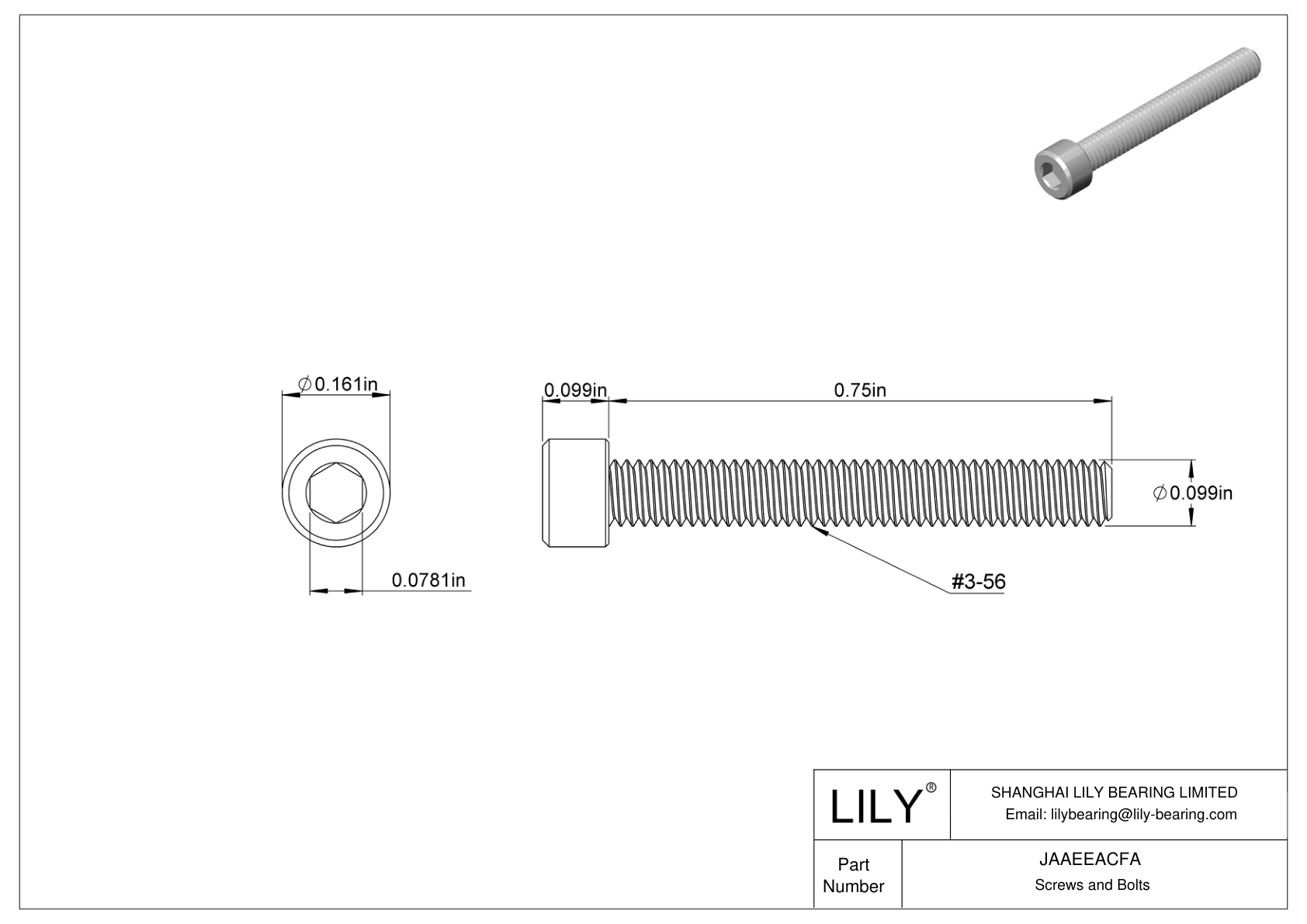 JAAEEACFA Tornillos de cabeza cilíndrica de acero aleado cad drawing